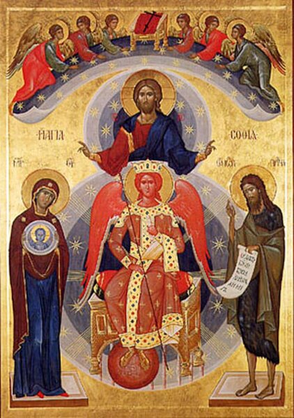 Человек ли женщина: София на иконе и в романе